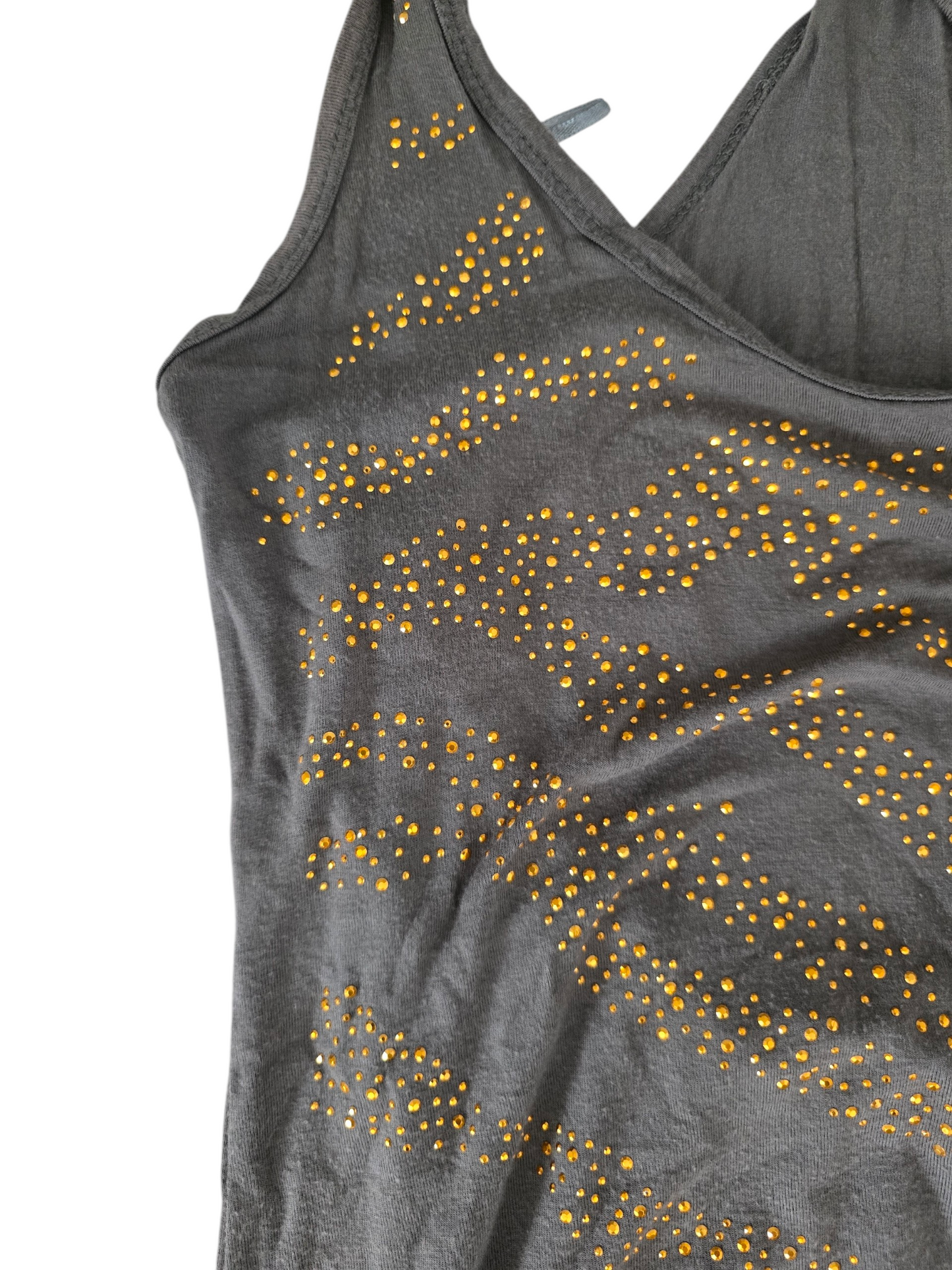 2000s vintage indie sleaze studded top - zimfriperie