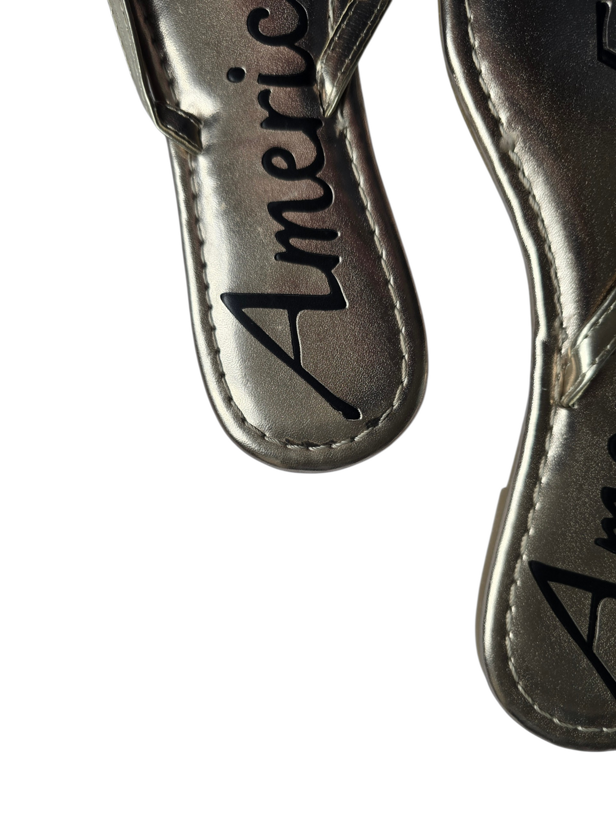 2000s vintage American Eagle flip-flops