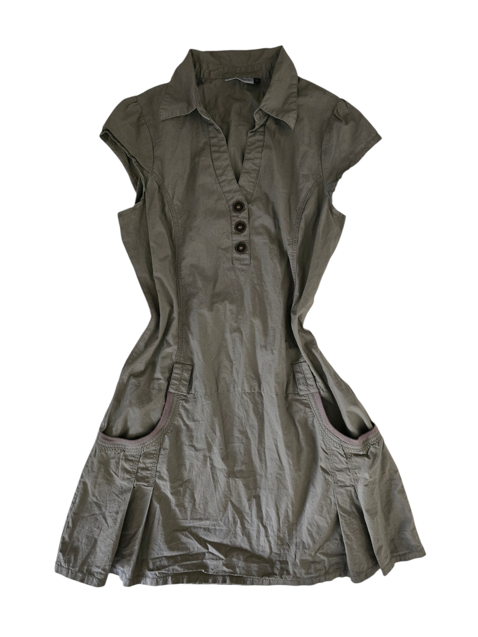 2000s vintage office softgrunge shirt dress - zimfriperie