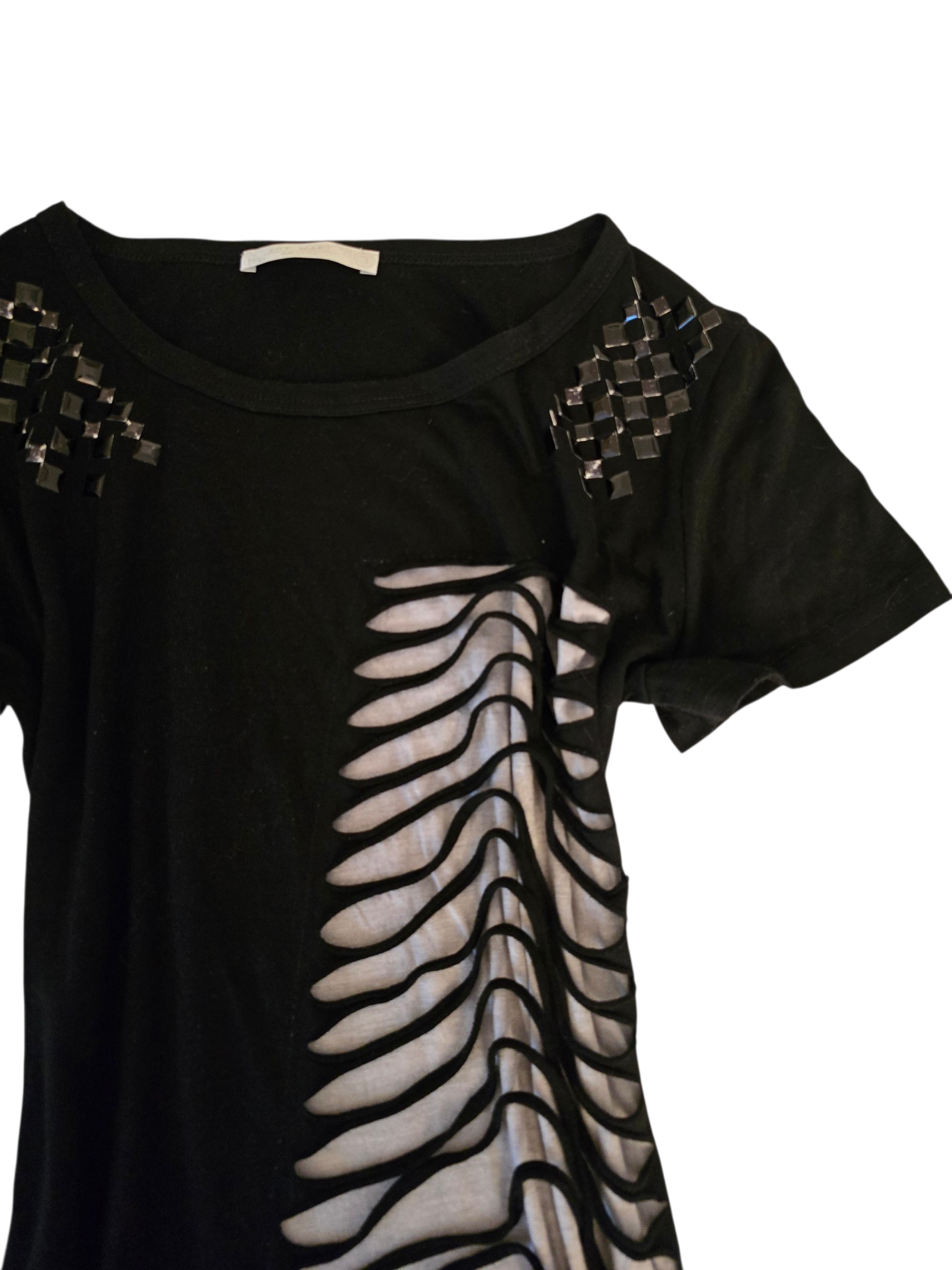 00s vintage distressed studded indie sleaze top - zimfriperie