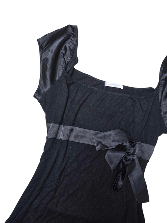 00s vintage dark coquette babydoll top