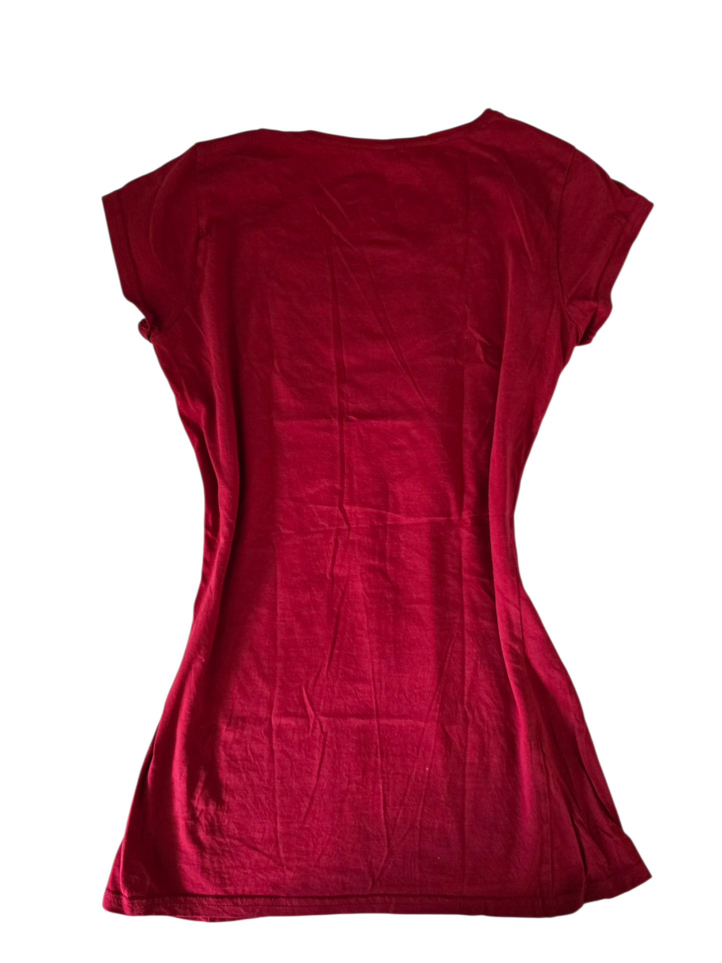 2000s vintage indie sleaze printed red tshirt - zimfriperie