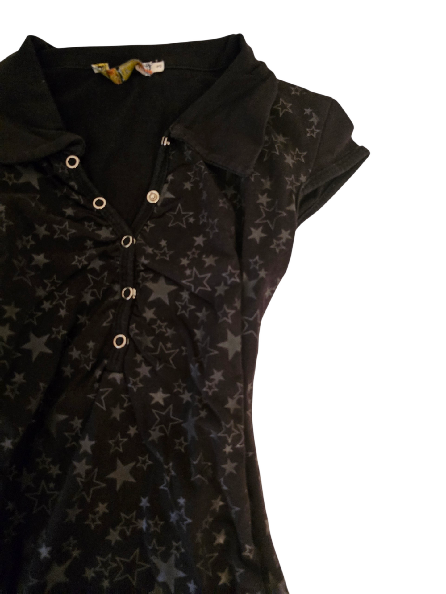 2000s vintage scene emo stars button up top - zimfriperie