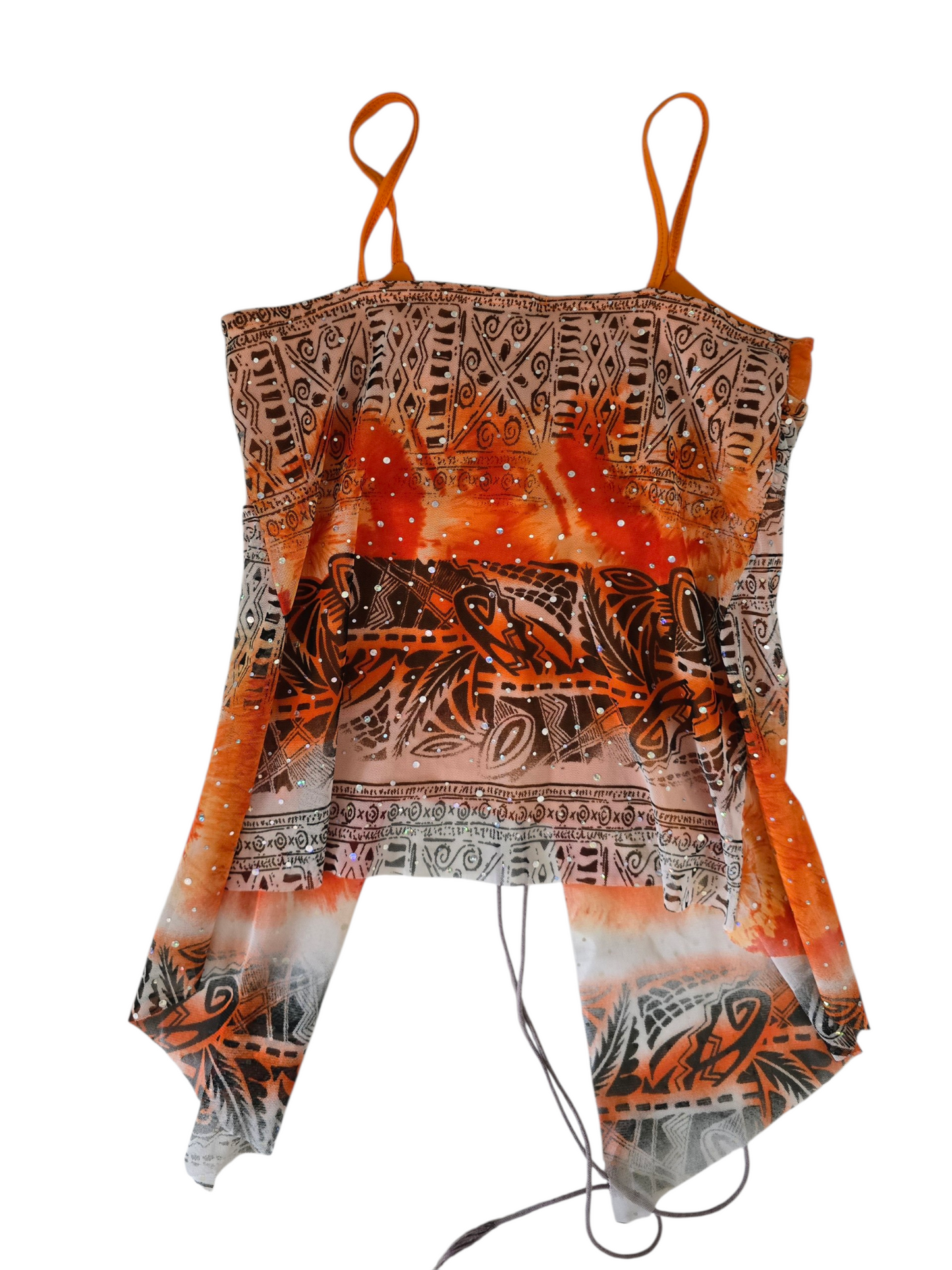 2000s vintage fairy boho babydoll top
