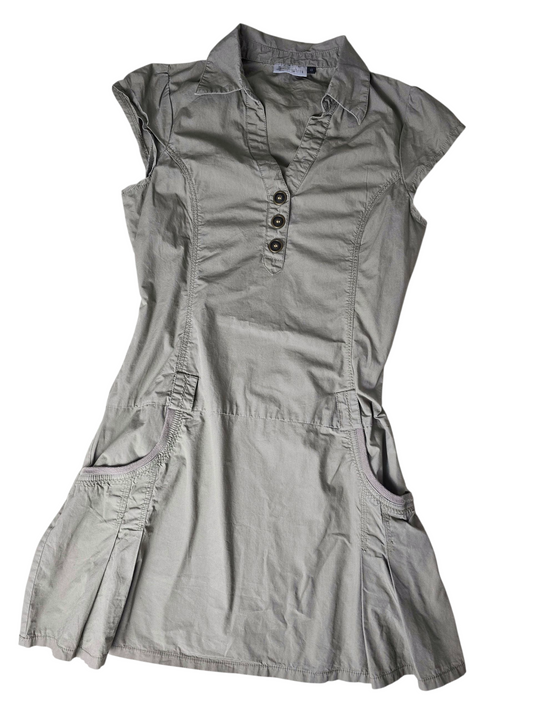 00s vintage office softgrunge shirt dress