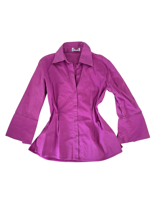 90s vintage flirty office shirt