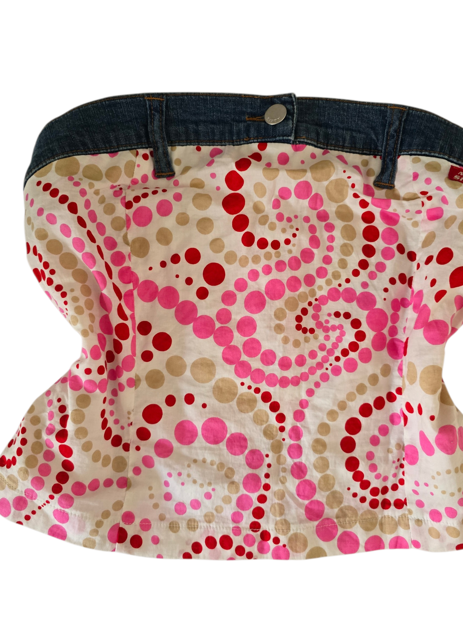 2000s Miss Sixty polka dots strapless top - zimfriperie