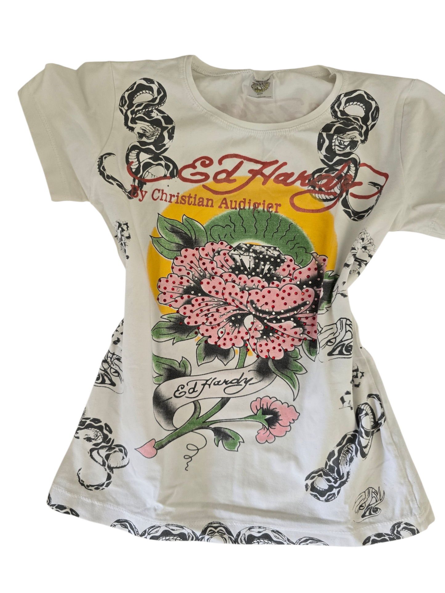 2000s vintage Ed Hardy tshirt