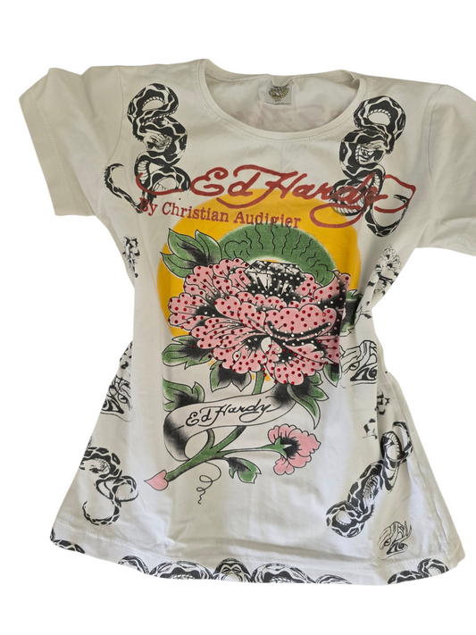 2000s vintage Ed Hardy tshirt - zimfriperie