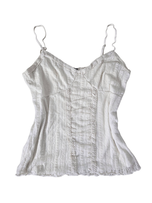 00s vintage romantic coquette lace babydoll top