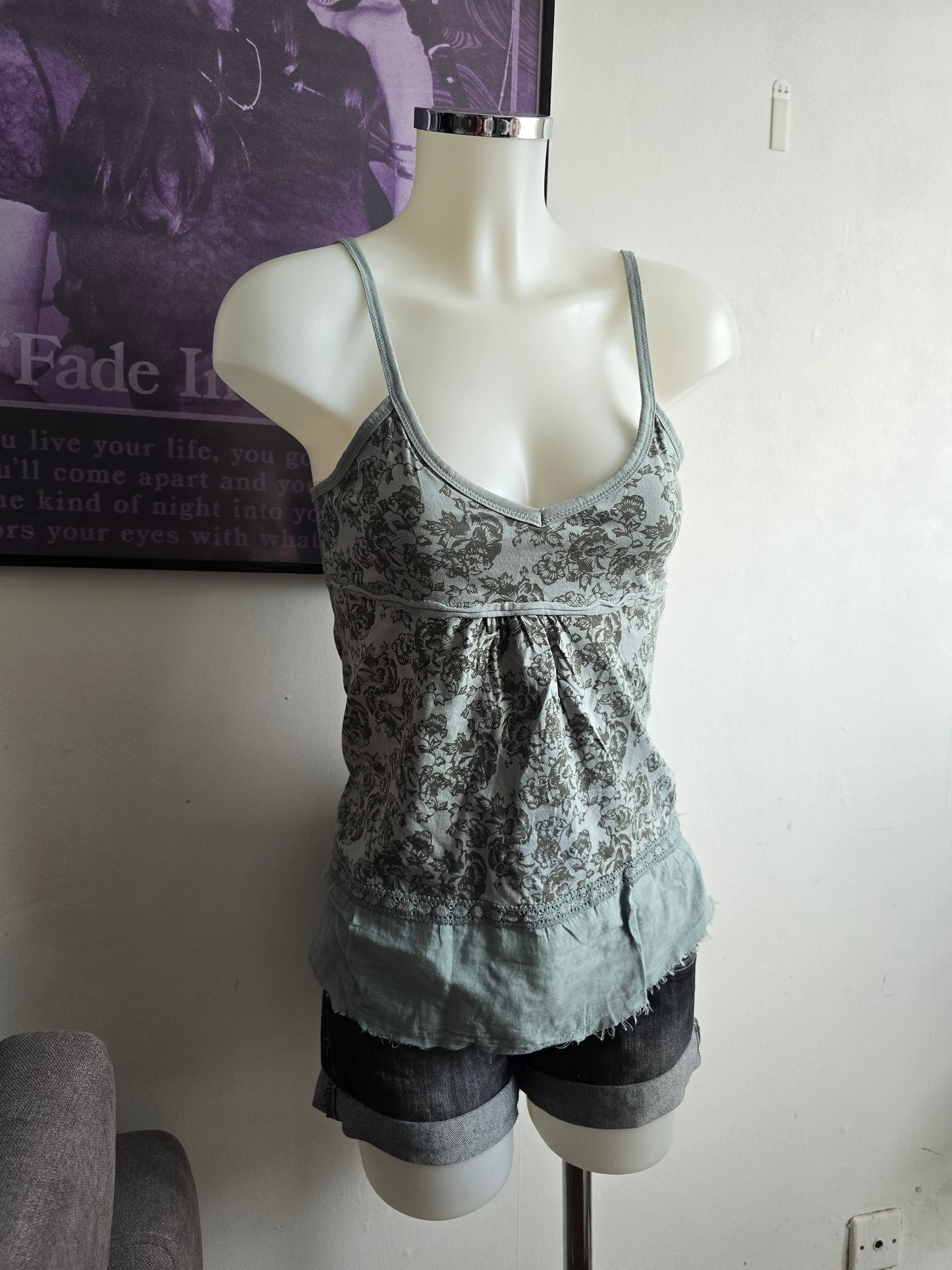 2000s vintage whimsy coquette babydoll top
