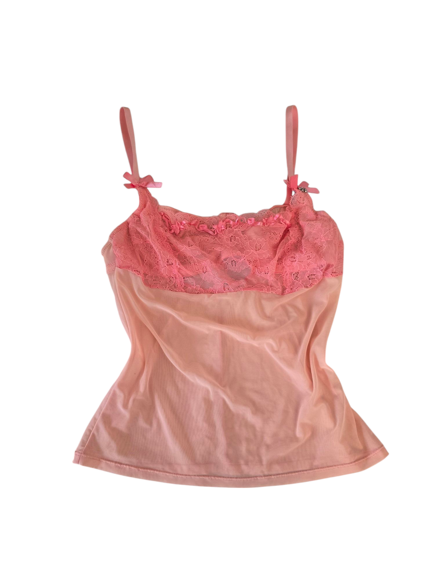 Y2k vintage coquette lace top