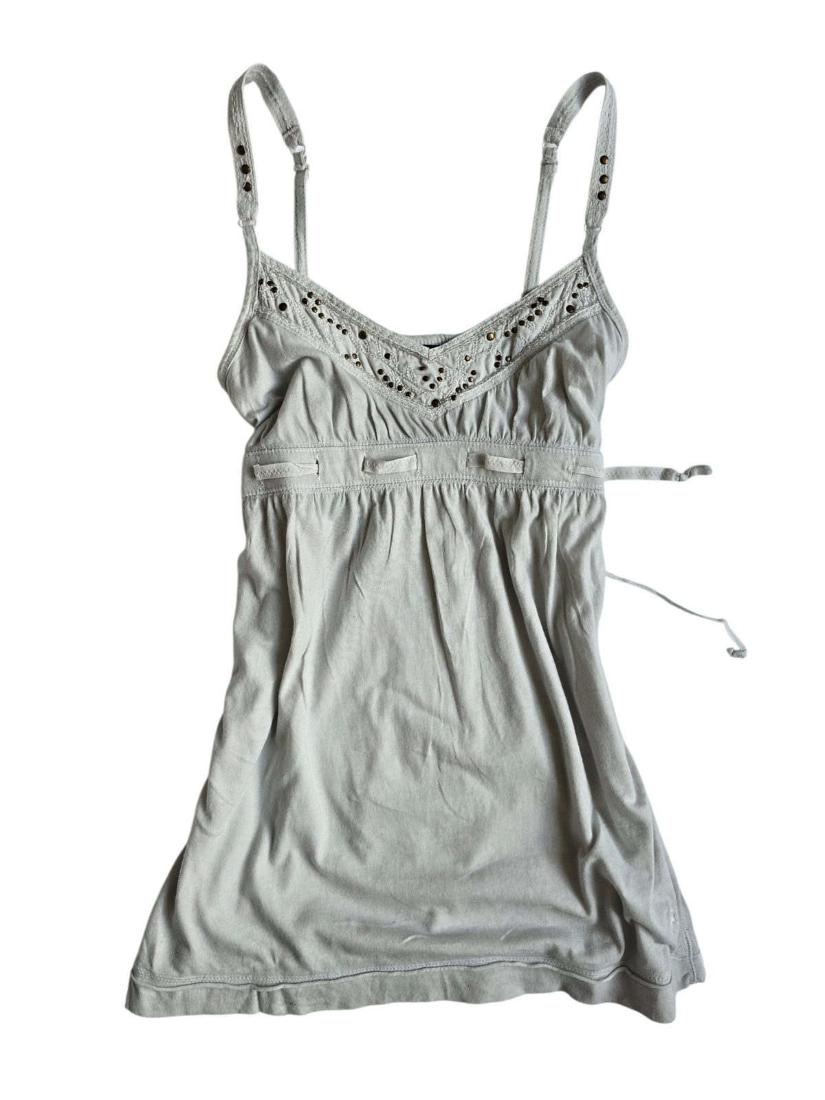 2000s vintage fairy babydoll studded top