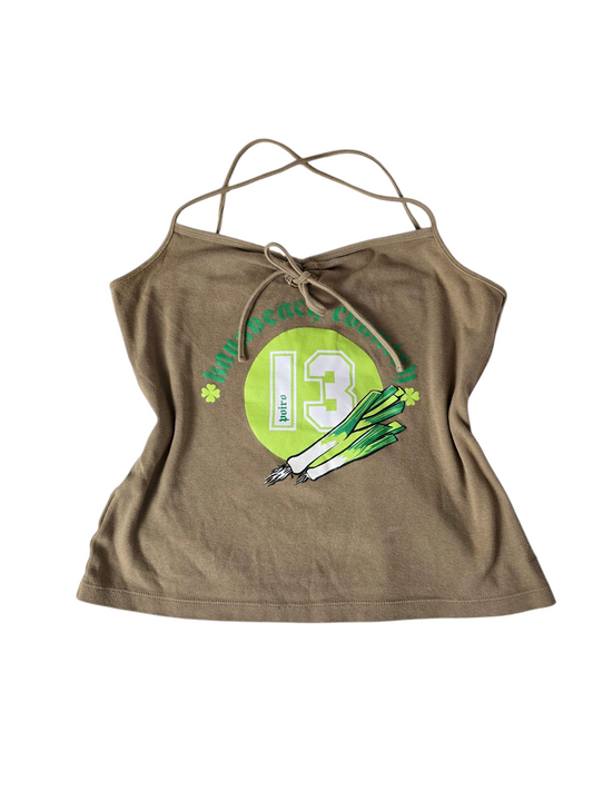 90s vintage beachwear backless top