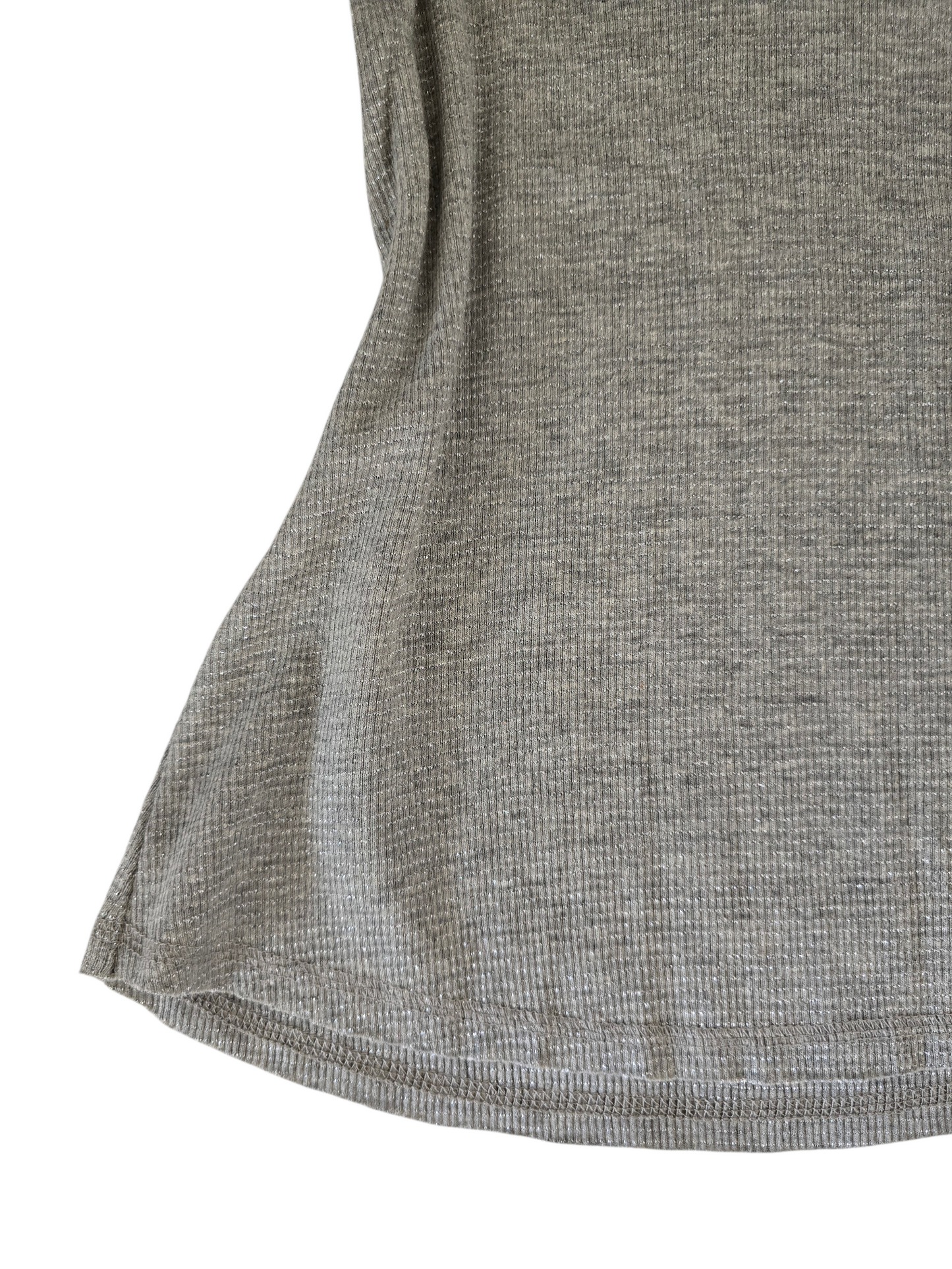 2000s vintage indie sleaze grey shinny top