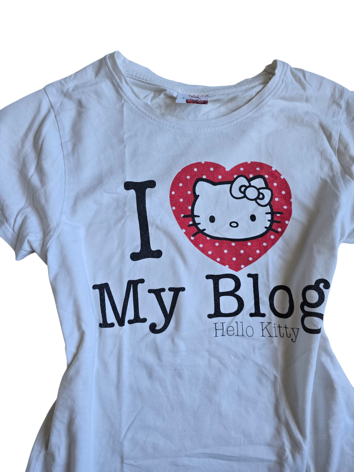 2010s vintage Hello kitty printed twee top