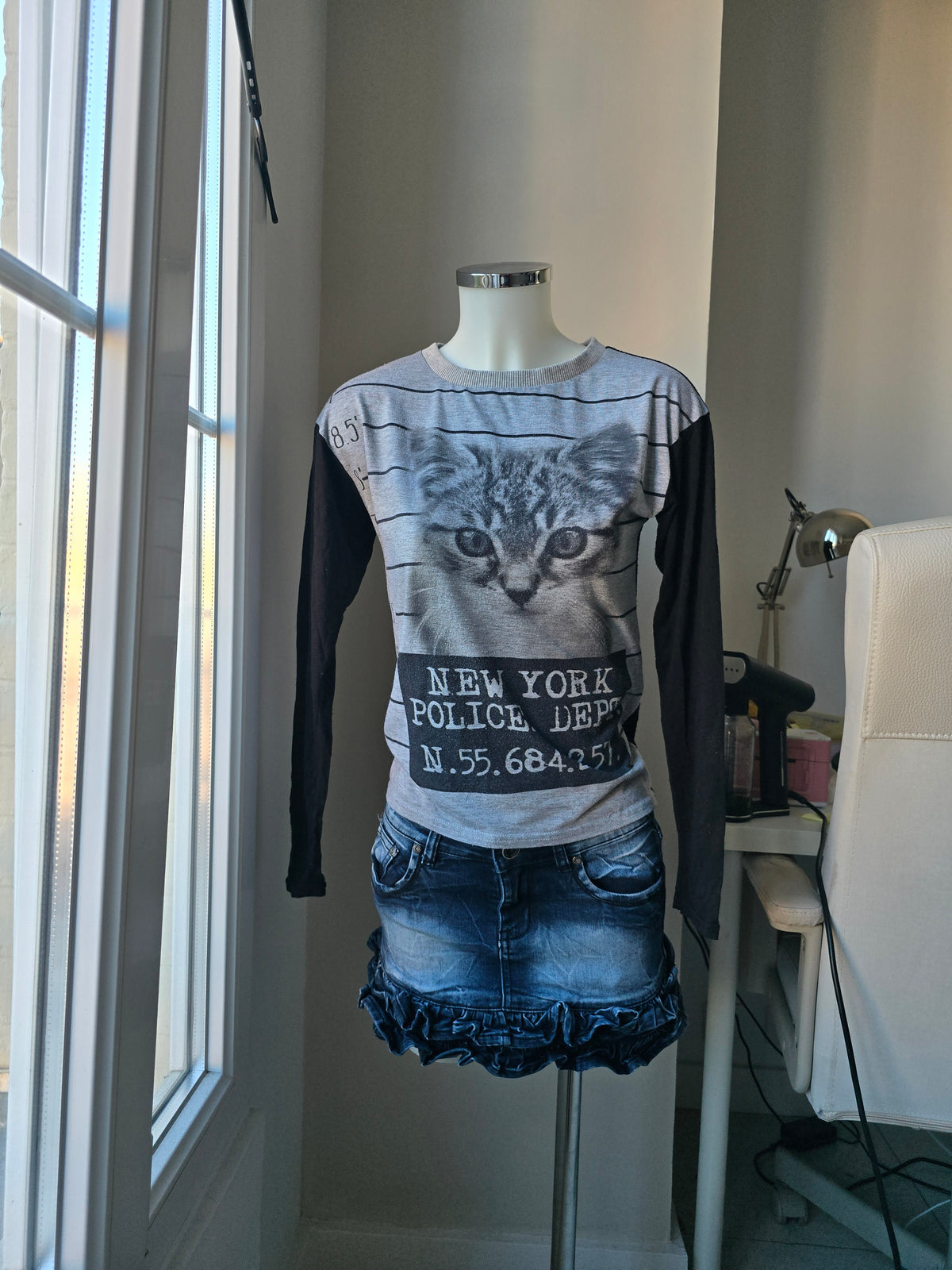 2010s vintage indie sleaze swag top