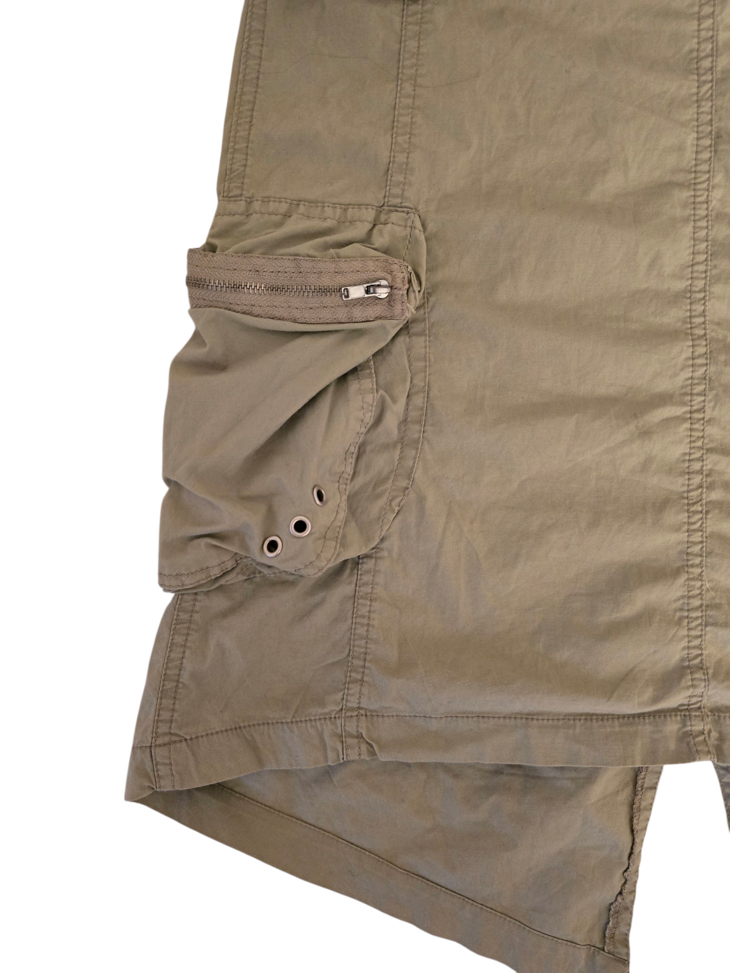 2000s vintage whimsical cargo asymetric skirt