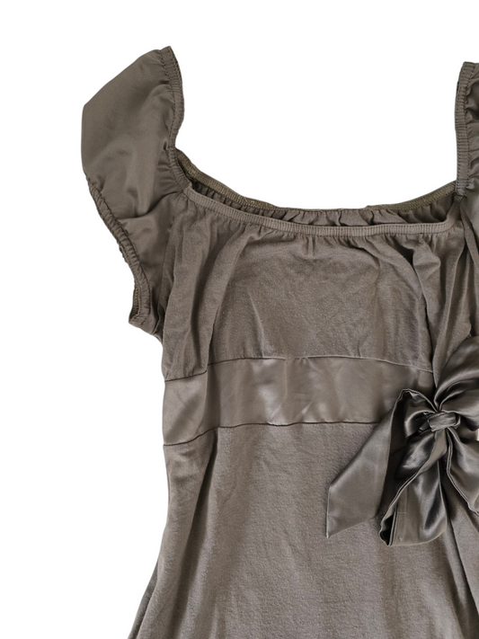 2000s vintage coquette babydoll top