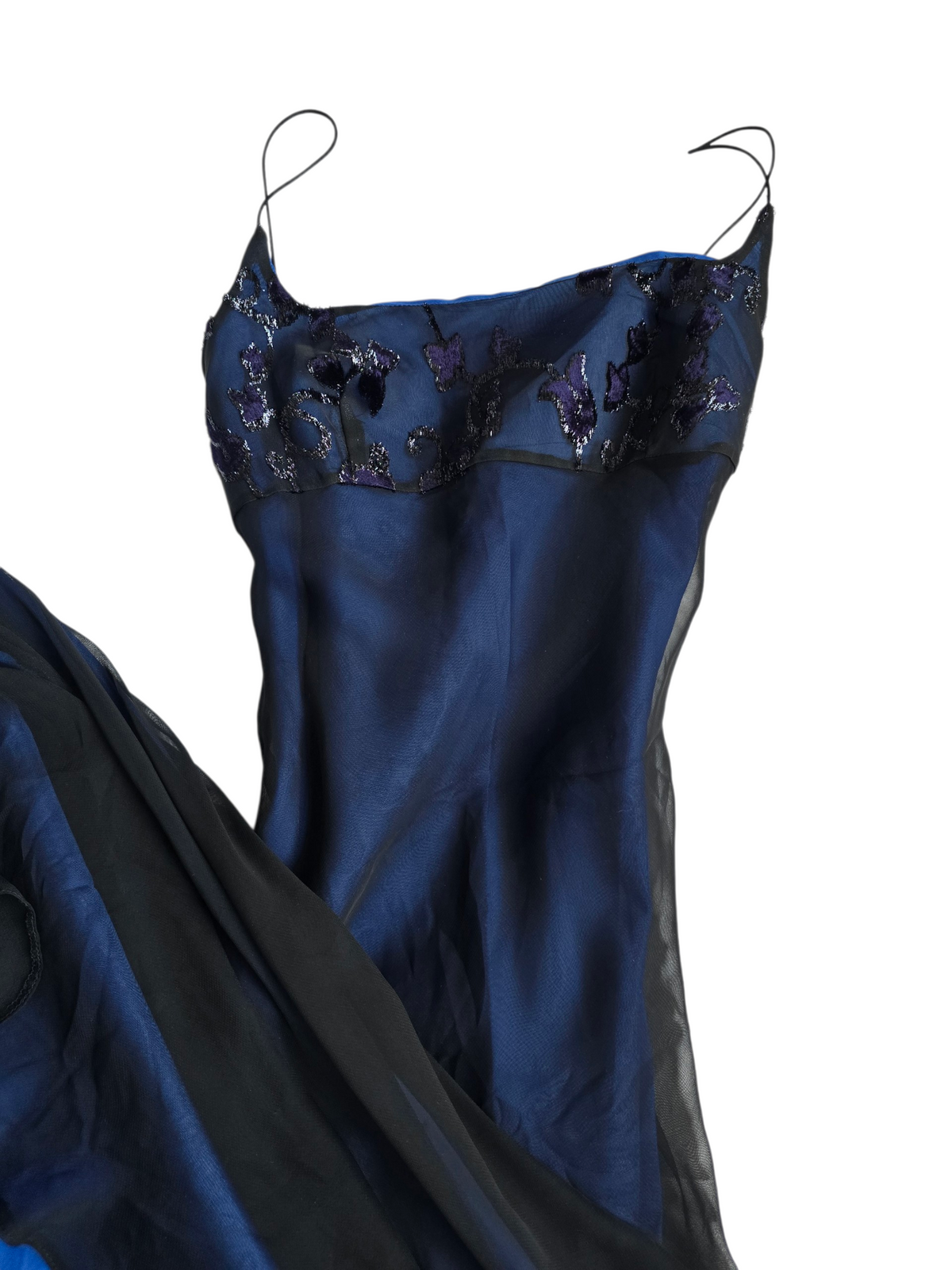 2000s vintage whimsy empire waist prom dress