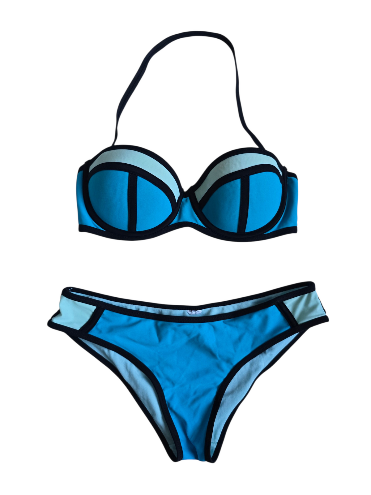 2010s swag bandage geometric bikini