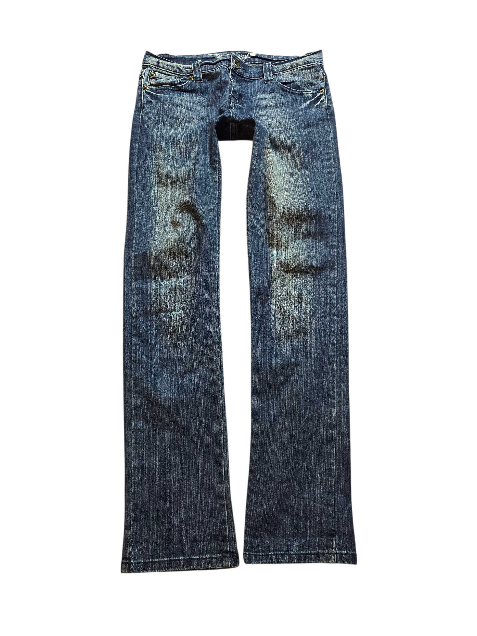 00s vintage denim bootcut pants - zimfriperie