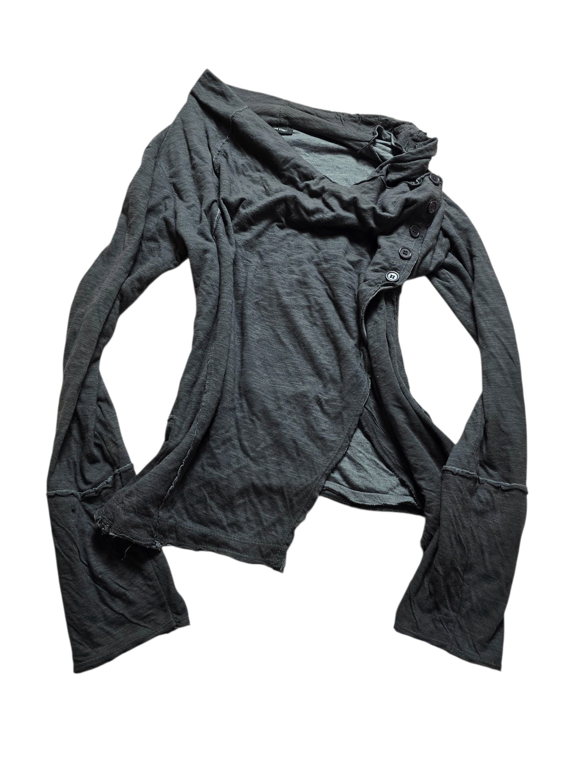 00s vintage softgrunge post apo asymetric gilet - zimfriperie