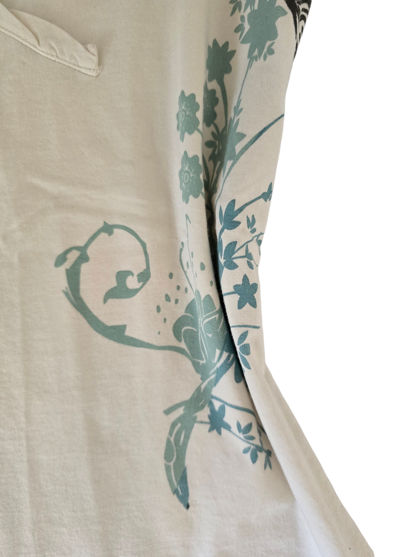 2000s vintage yoga mom bleached top