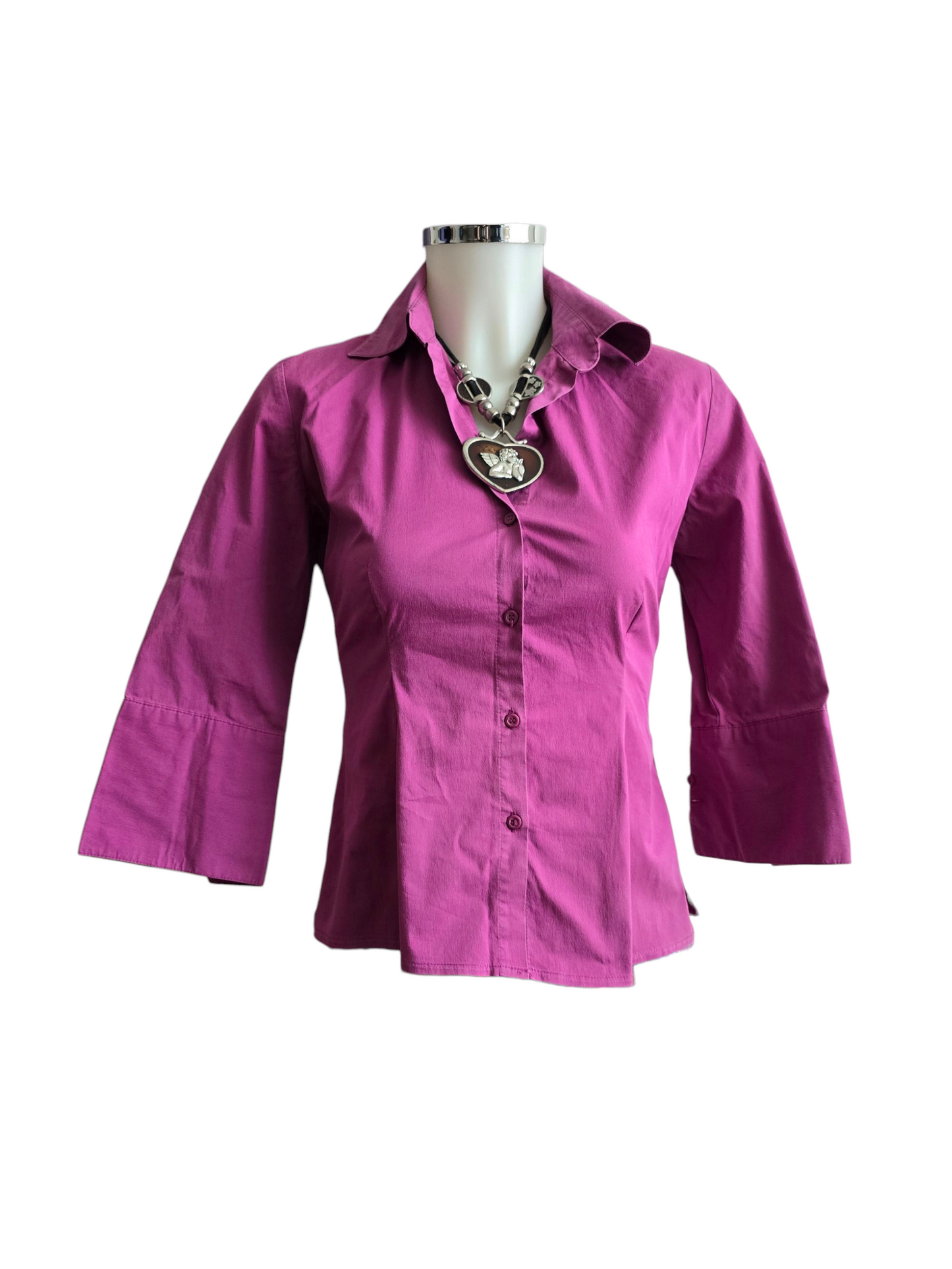 90s vintage flirty office shirt