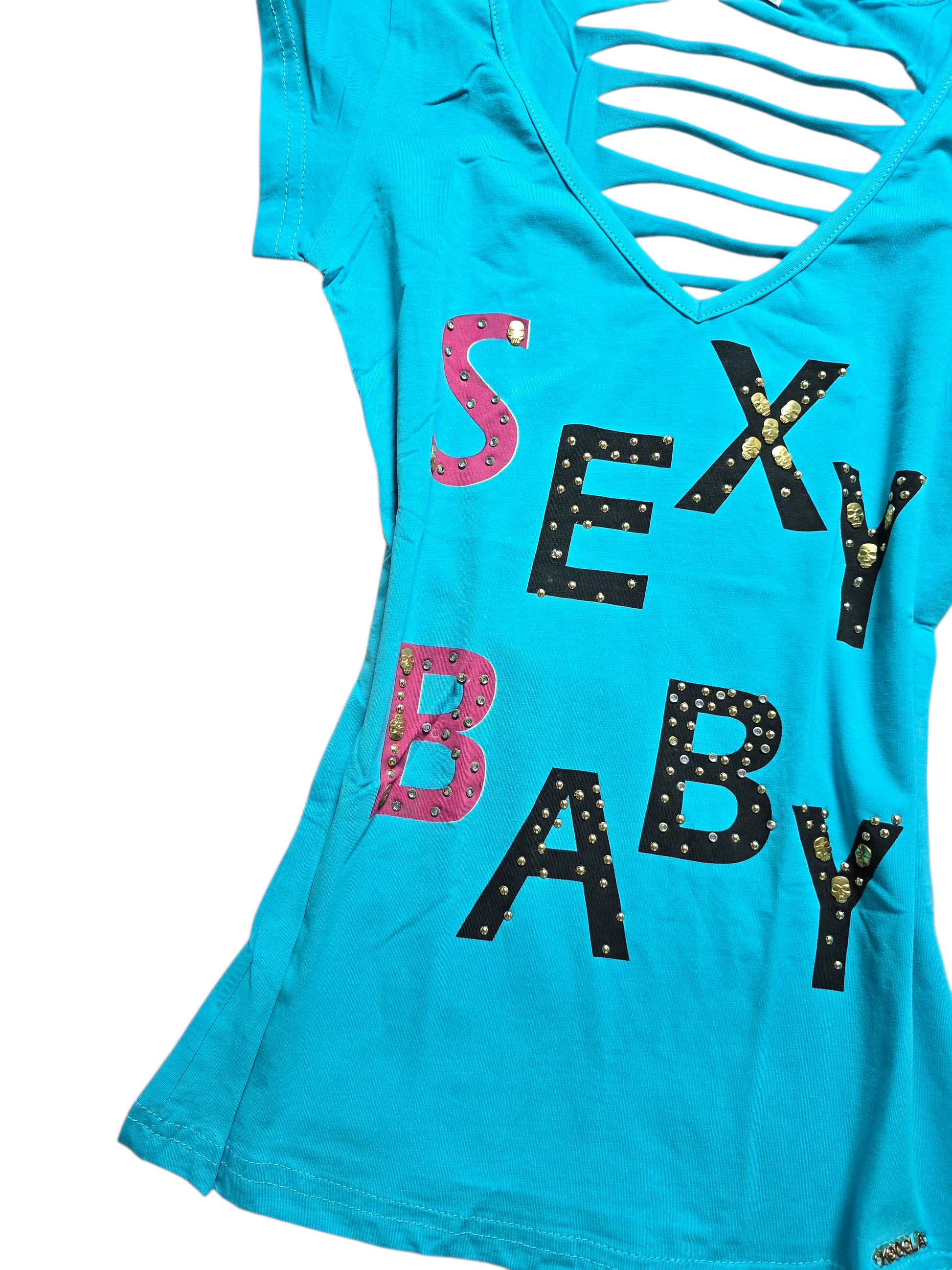 00s vintage distressed mcbling studded top - zimfriperie