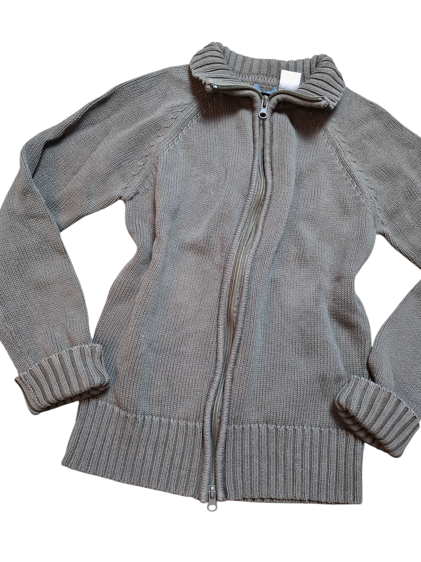 00s vintage fitted zip sweater