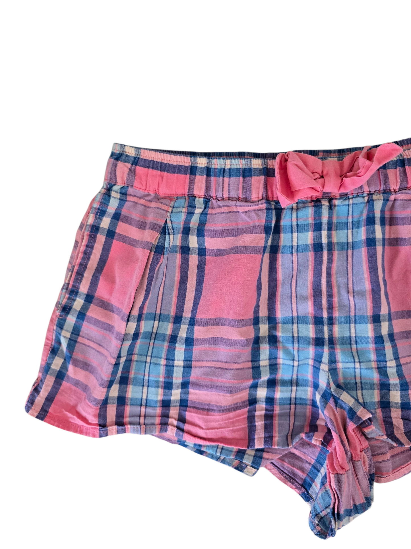 2000s vintage flirty low waist plaid mini shorts