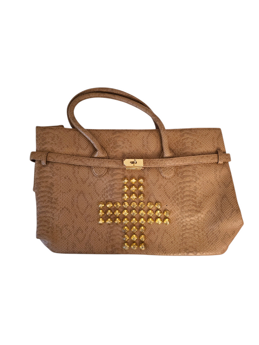2010s vintage firkin indie sleaze cross studded bag - zimfriperie