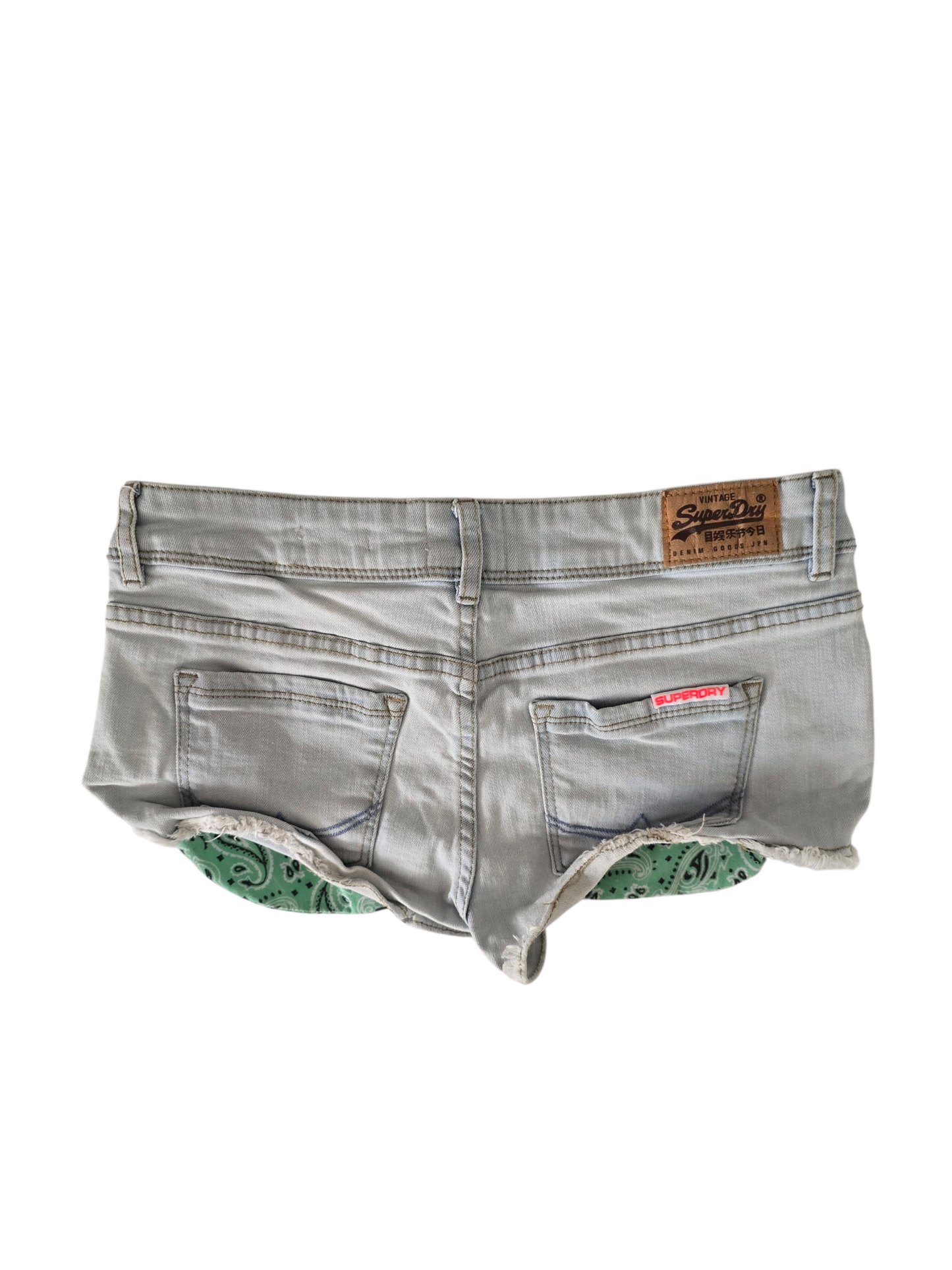 2009s vintage low waist indie denim short - zimfriperie