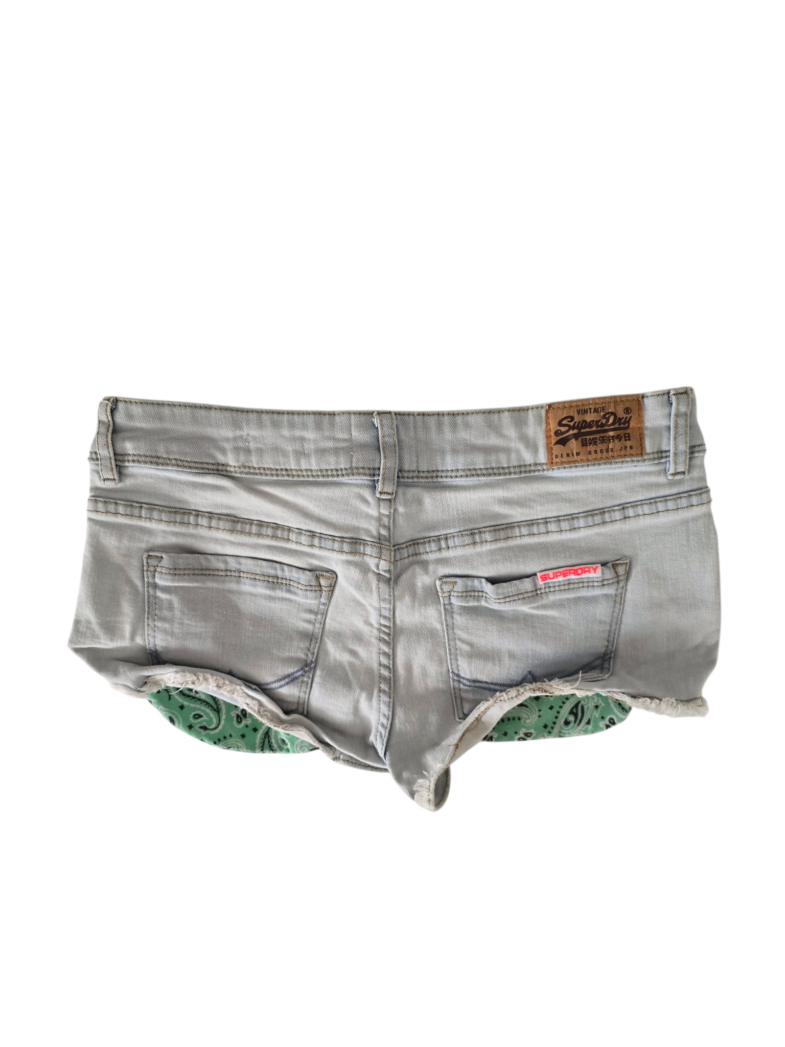 2009s vintage low waist indie denim short - zimfriperie