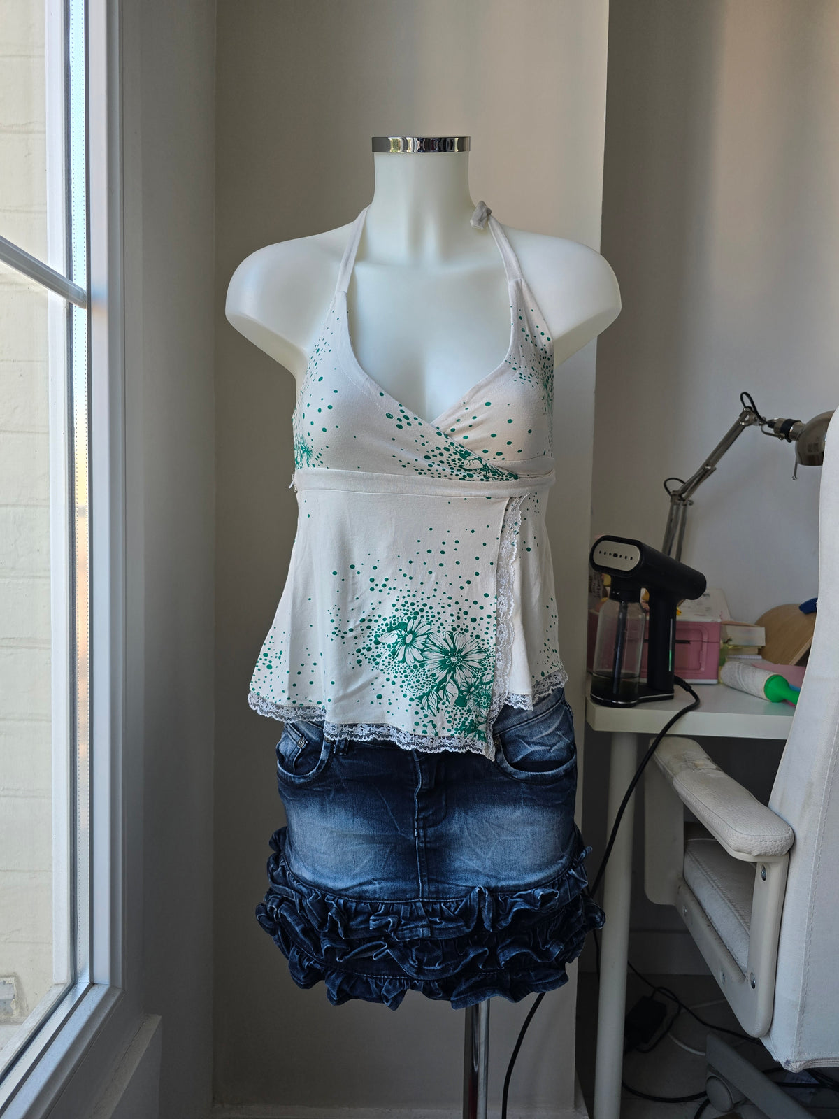 2000s vintage fairy babydoll top