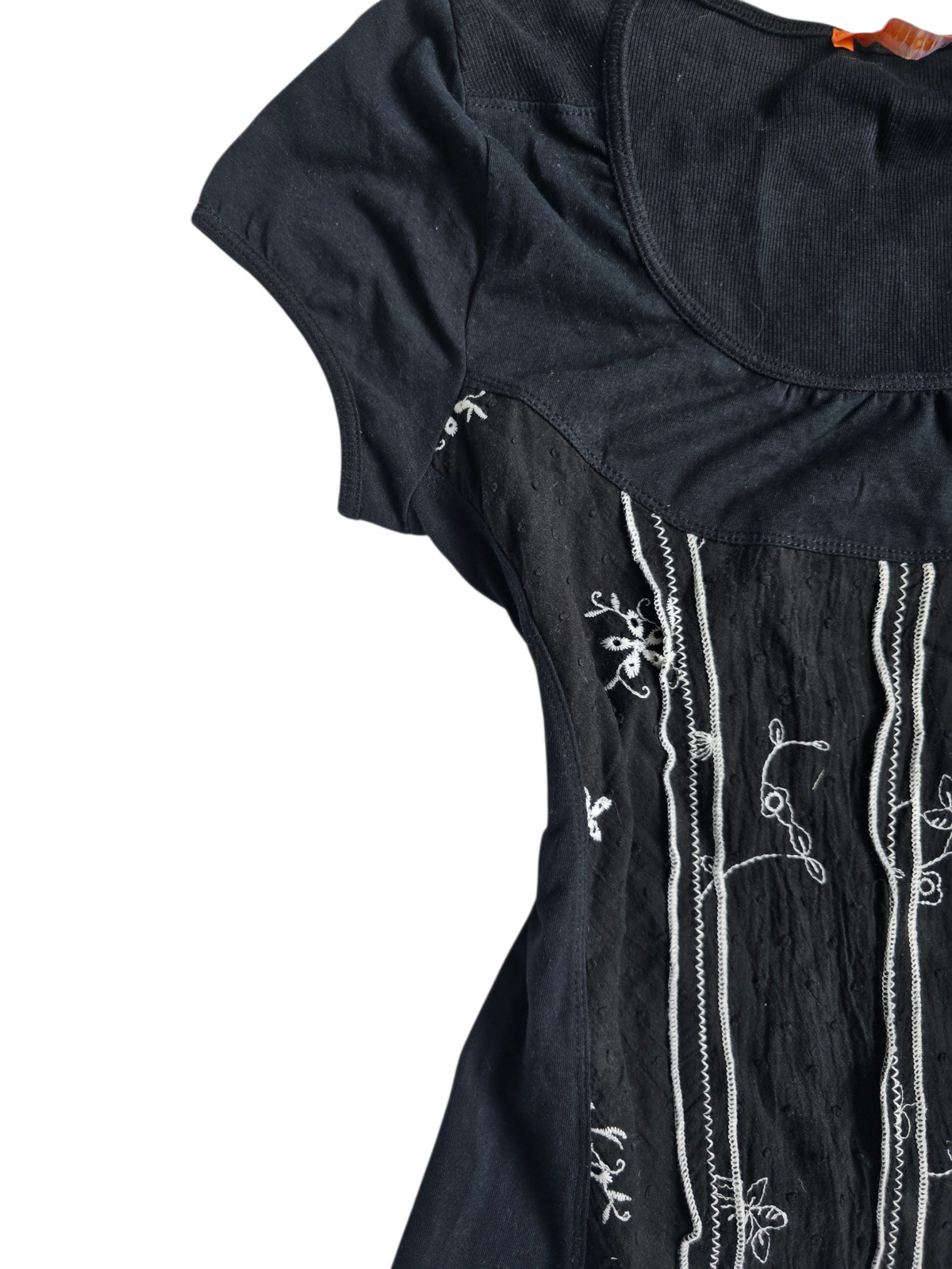 2000s vintage whimsy goth top