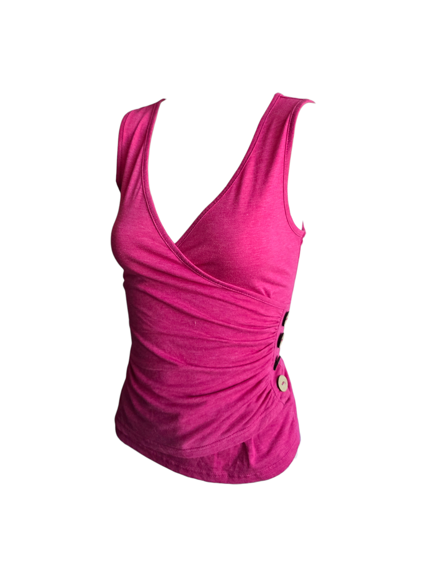 00s vintage pink asymetric top - zimfriperie