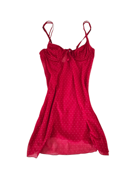 2000s vintage whimsitwee polka dots transparent top - zimfriperie