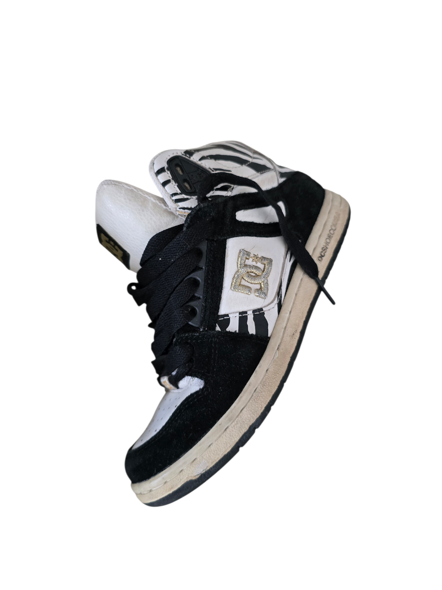 00s vintage DC swag zebra shoes - zimfriperie