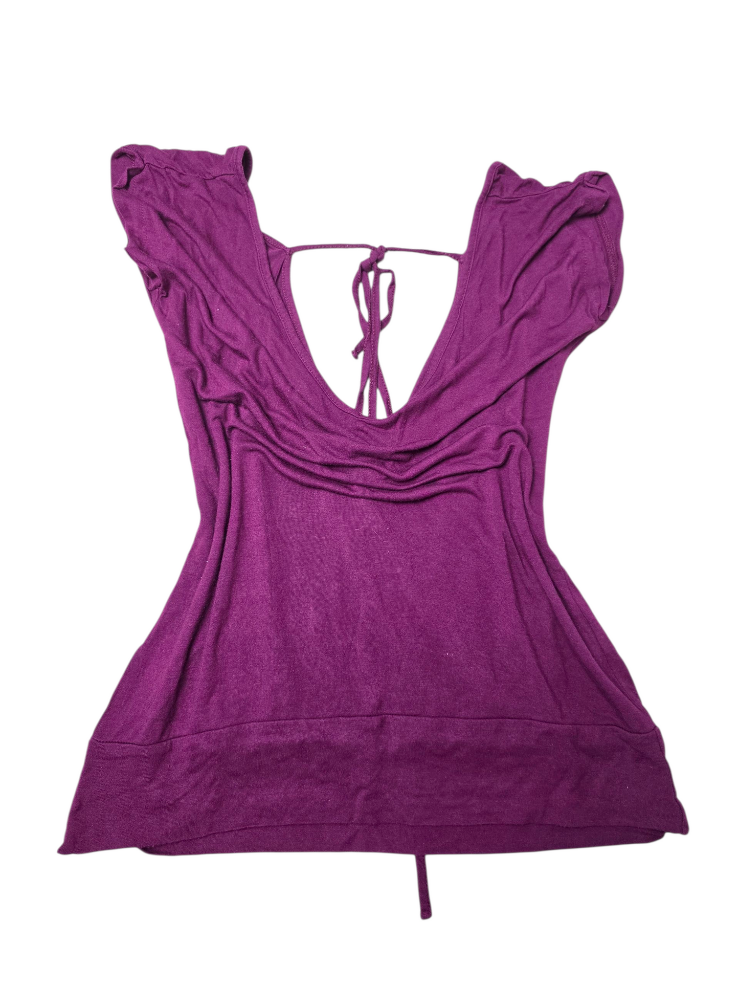 00s vintage indie sleaze slouchy backless top