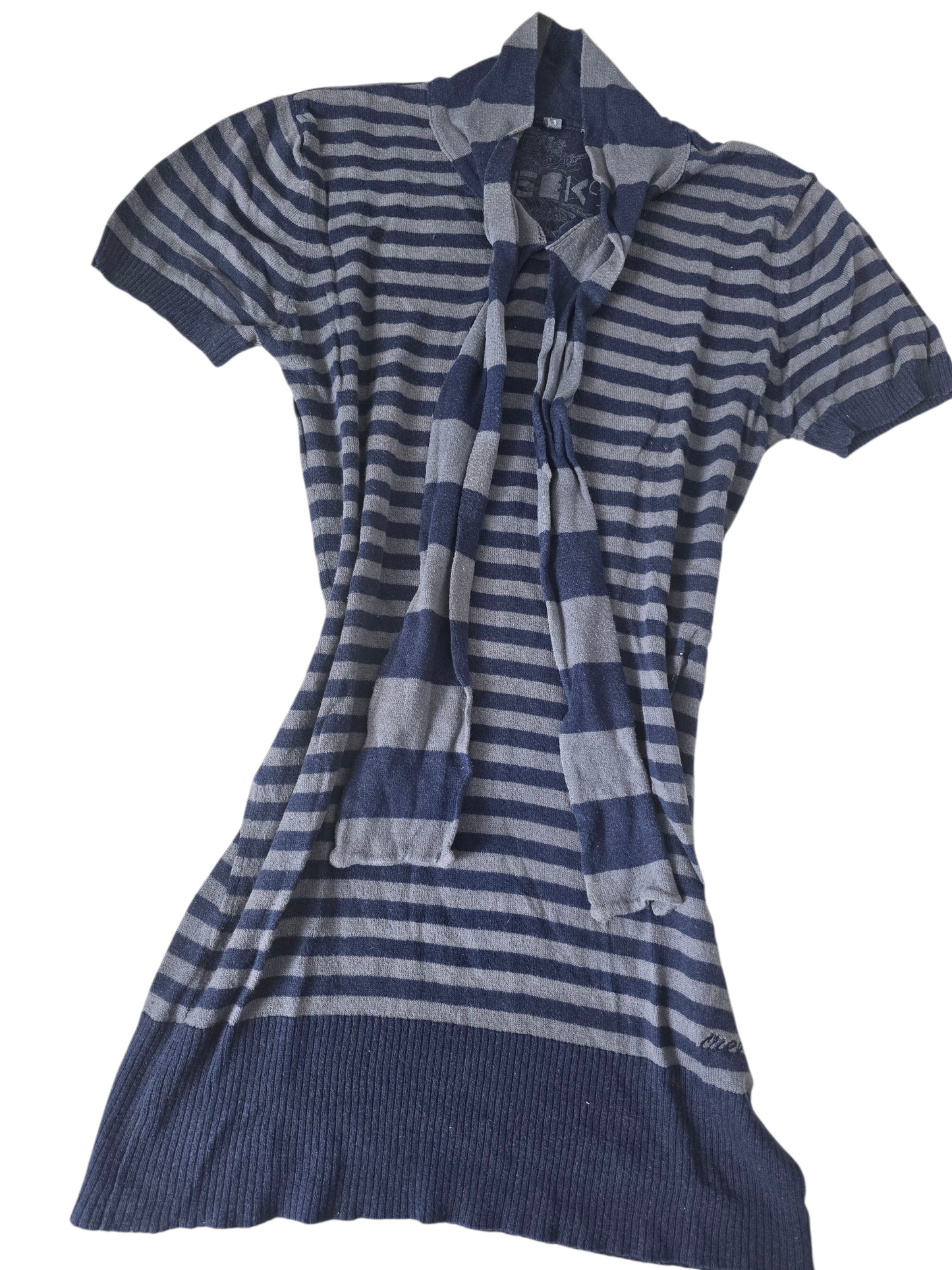 00s vintage softgrunge striped top