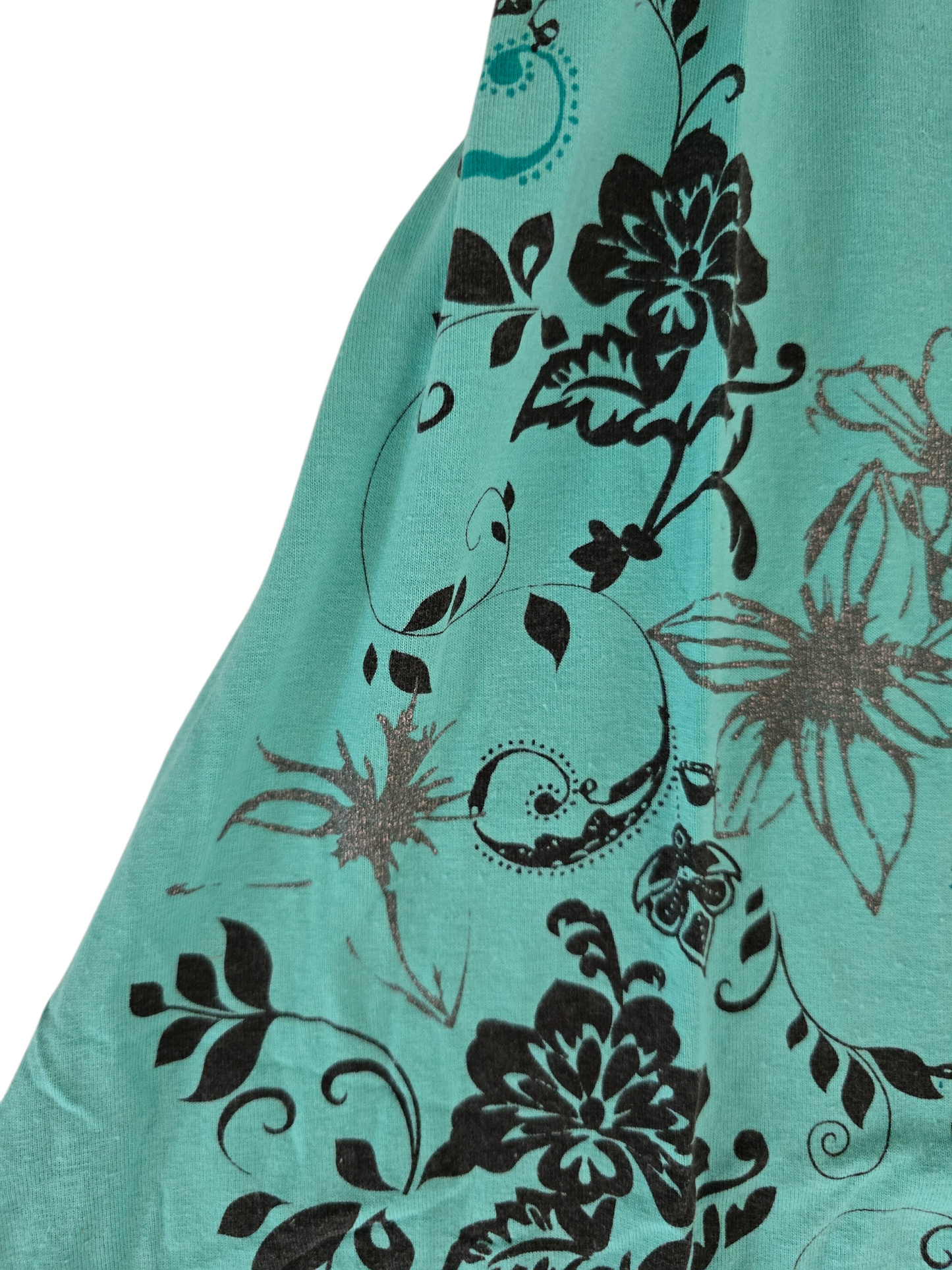 2000s vintage fairy bro hoe teal asymetric dress