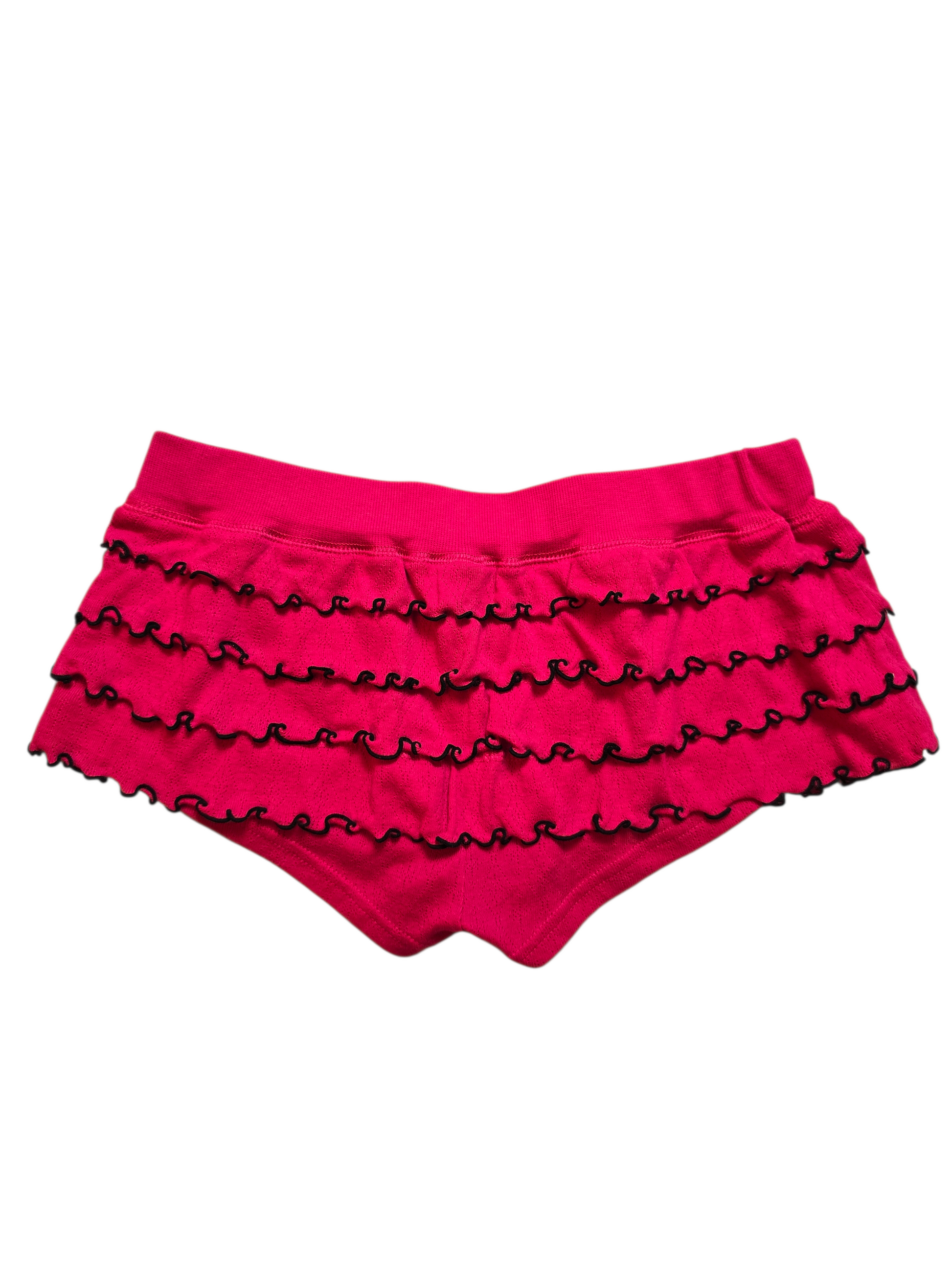 2010s vintage coquette ruffled short - zimfriperie