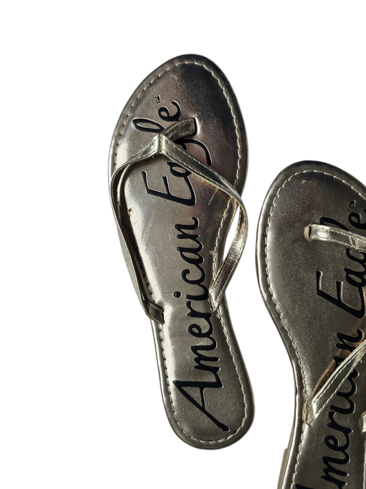 2000s vintage American Eagle flip-flops