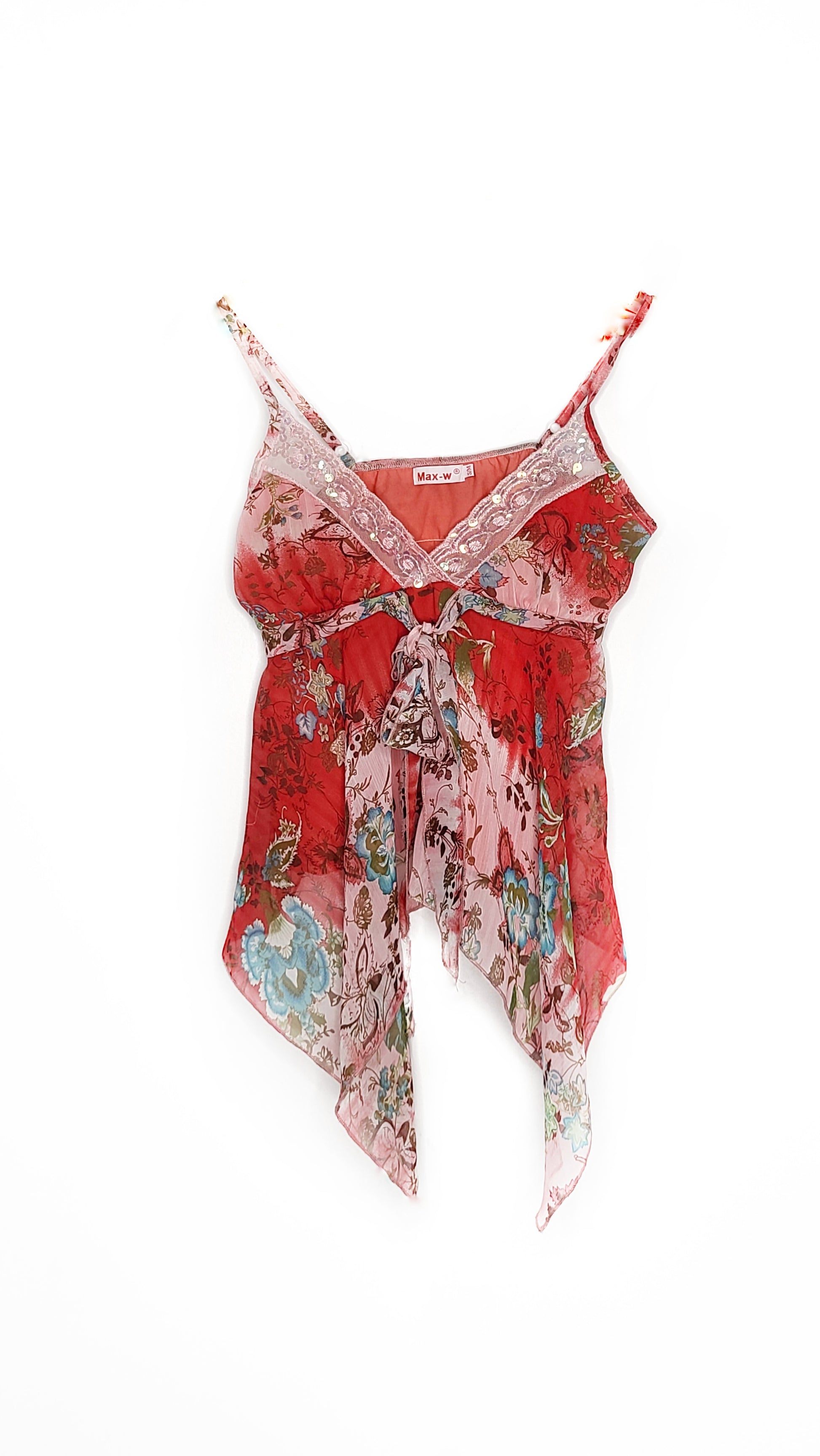 Debardeur y2k girly rouge - zimfriperie