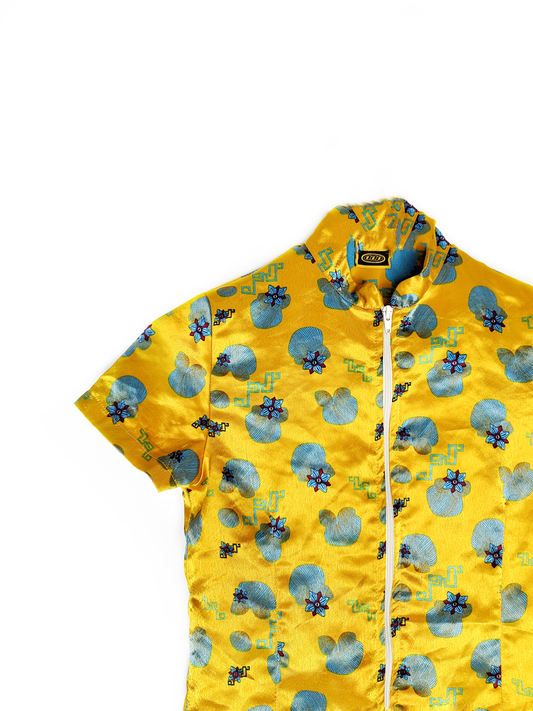 Blouse y2k en satin Ddp - zimfriperie