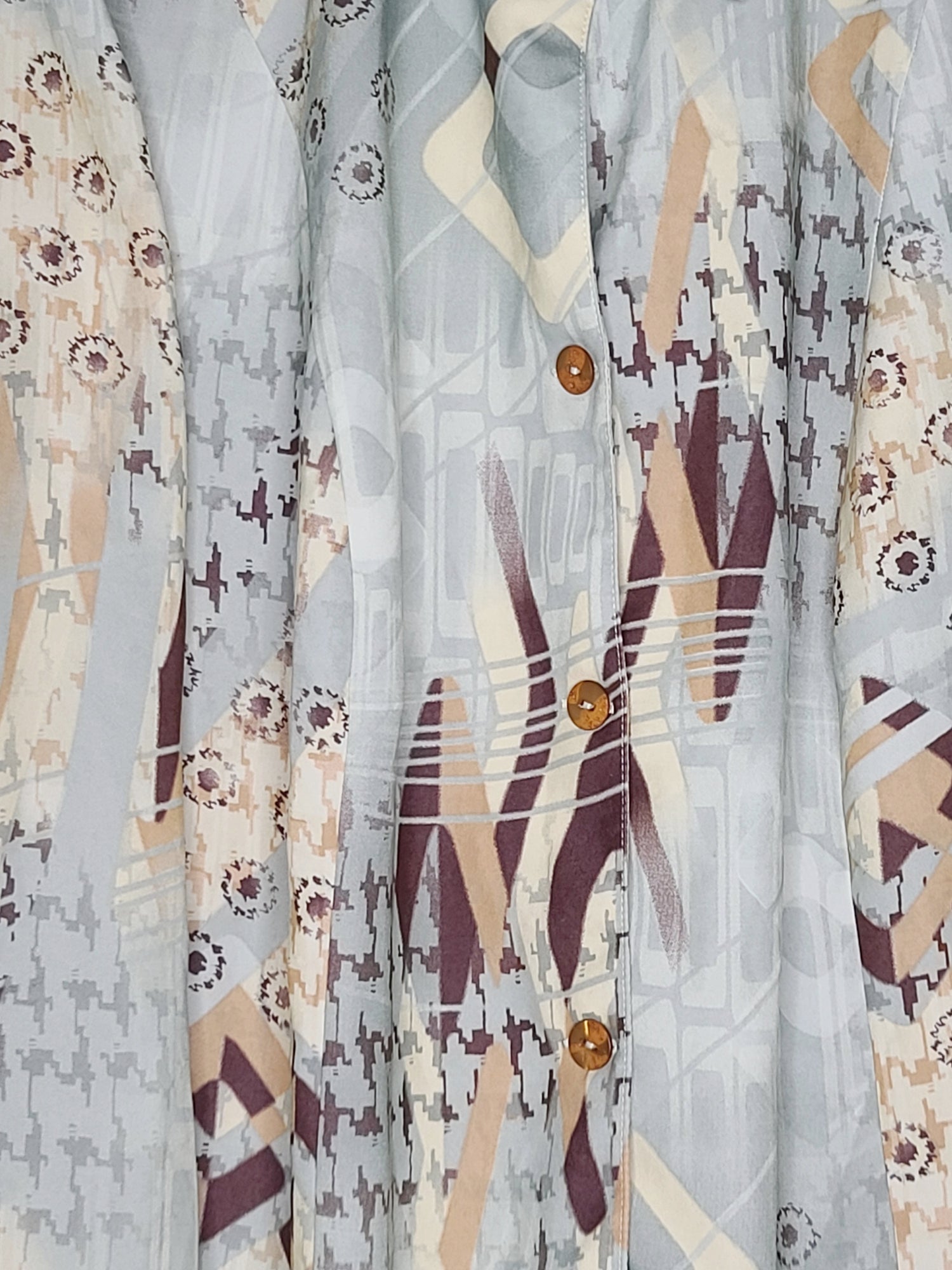 Chemise vintage à motifs Guy Dubouis - zimfriperie