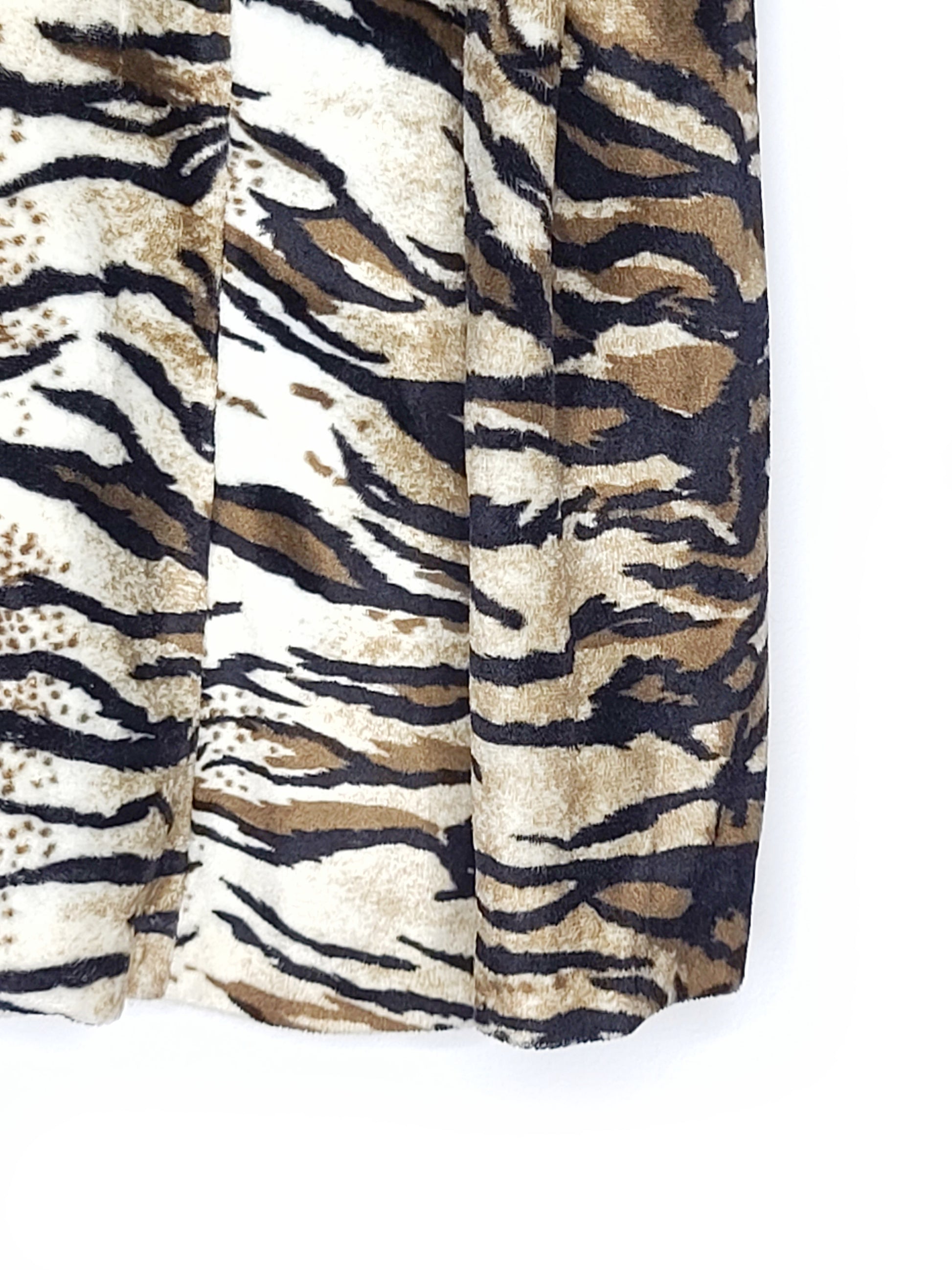 Veste 90s léopard en velours - zimfriperie