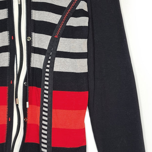 Top y2k cyber noir et rouge - zimfriperie